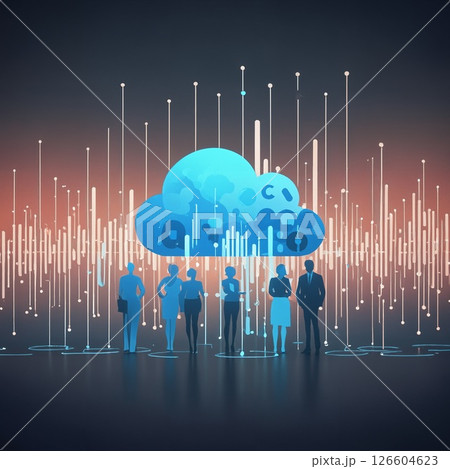 クラウドコンピューティングとビジネスチーム：テクノロジー連携の未来 126604623