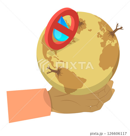3D Isometric Flat  Illustration of Climate Change. Item 7 126606117