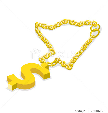 3D Isometric Flat  Illustration of Rap Music And Hip-hop Style. Item 5 126606129