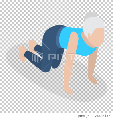 3D Isometric Flat Illustration of Chakra Systems. Item 17 3D Isometric Flat Illustration of Chakra Systems. Item 17 126606137