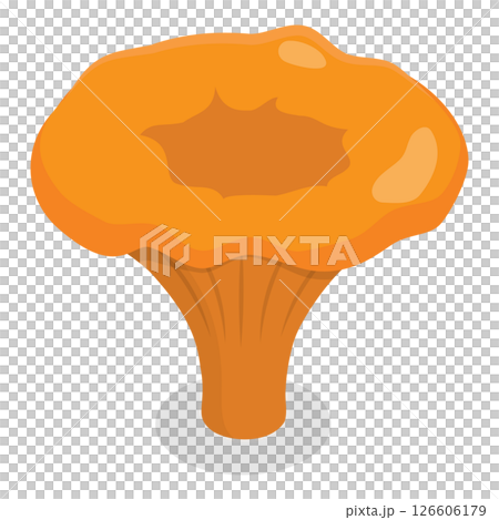 3D Isometric Flat  Set of Mushrooms. Item 7 126606179