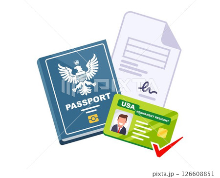 get us green card document. documents for getting passport 126608851