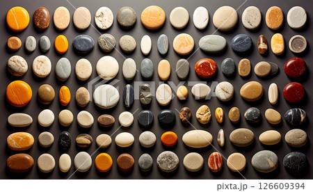 カラフルな天然石 カラフルな天然石 126609394