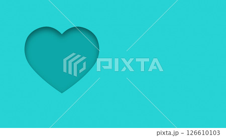 Blue textured canvas background with heart shape cutout Blue textured canvas background with heart shape cutout 126610103