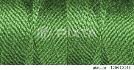 Green sewing thread texture 126610148