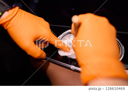 Car Interior Detailing A Comprehensive Guide to Cleaning the Dashboard and Controls Areas 126610469