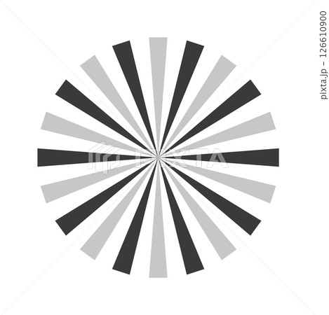 Retro black white sun rays bg. Pop art comic cartoon element. Retro black white sun rays bg. Pop art comic cartoon element. 126610900