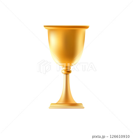 3D Gold Award Cup. Winner trophy. Award ceremony 3D Gold Award Cup. Winner trophy. Award ceremony 126610910
