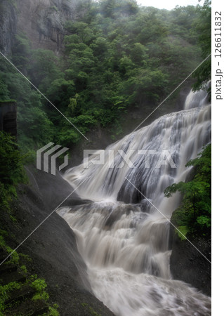 水量が増した袋田の滝 126611832