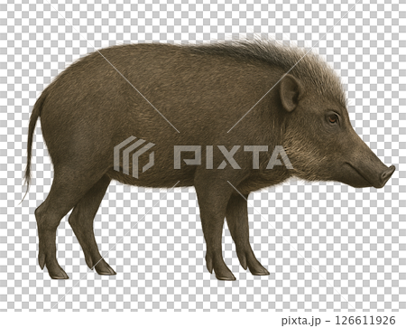 維薩揚野豬的側面視圖 126611926