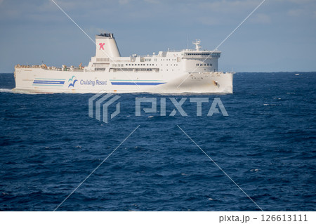 【東京九州フェリー新門司港行はまゆうと横須賀港行きそれいゆとの離合】 【東京九州フェリー新門司港行はまゆうと横須賀港行きそれいゆとの離合】 126613111