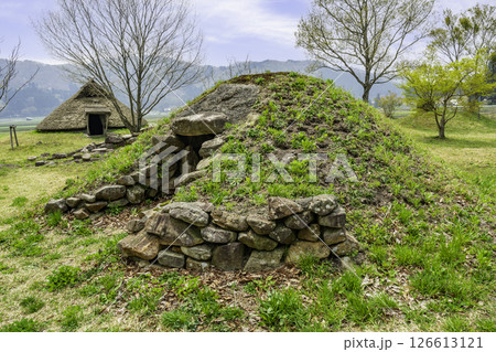 蒜山　蒜山郷土博物館　水別古墳1号墳　岡山県真庭市 126613121