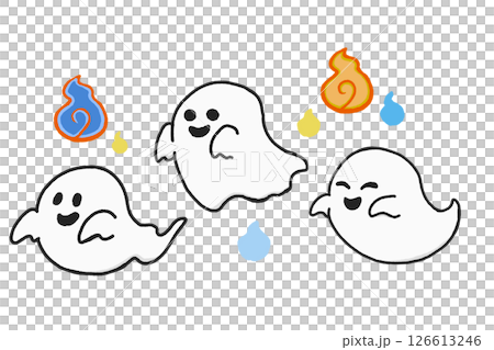 人魂とオバケたち 126613246