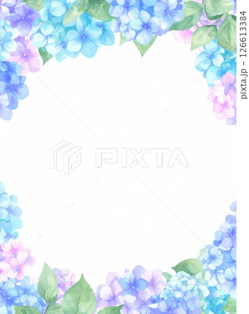紫陽花　コピースペース 126613384
