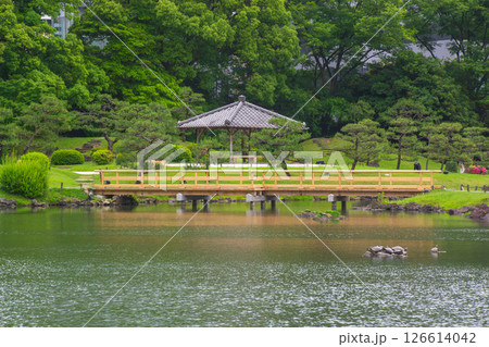 旧芝離宮恩賜庭園の風景 旧芝離宮恩賜庭園の風景 126614042