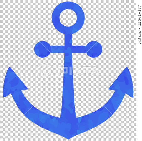 シンプルな碇のイラスト ベクター素材 シンプルな碇のイラスト ベクター素材 126614177