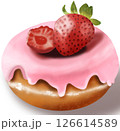 Strawberry Donut drawing  126614589