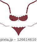 bra with a pattern 126614610