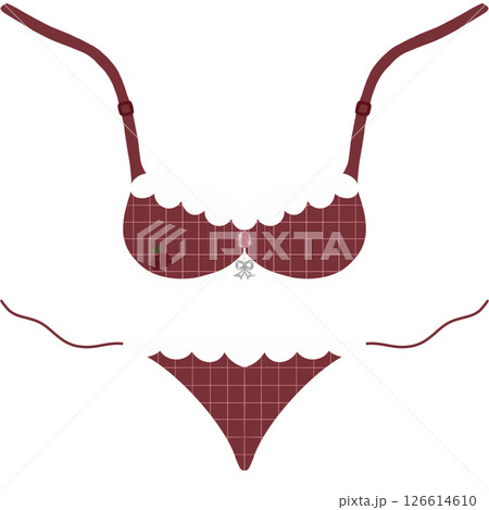 bra with a pattern 126614610