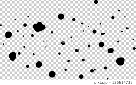 墨水滴落、飛濺，濺到裝飾材料上 126614735