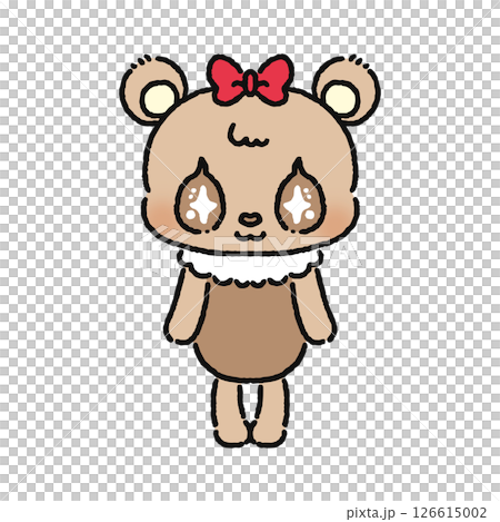 ゆめかわいいクマ 126615002