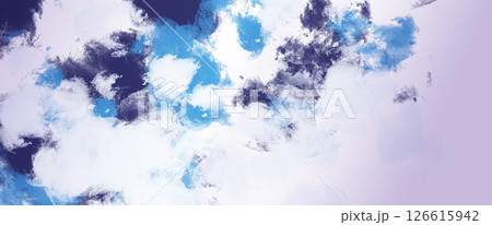 抽象的　水墨画　背景素材 126615942