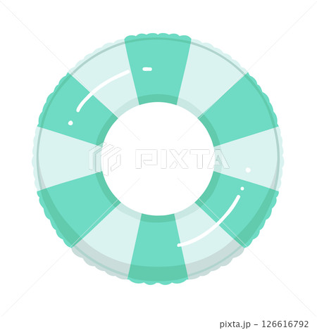 シンプルな浮き輪のイラスト 126616792