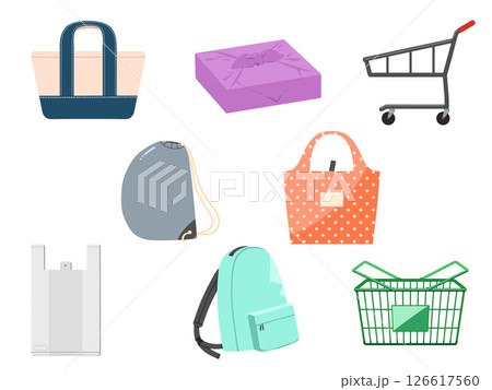 買い物バッグセット 126617560