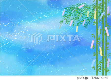 七夕 夏 短冊 背景 七夕 夏 短冊 背景 126618060