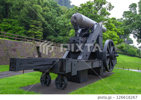 仙巌園の大砲 126618267