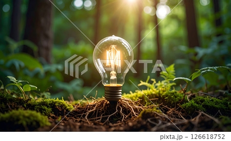 電球のある風景 電球のある風景 126618752