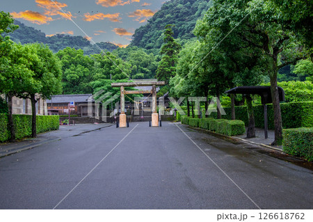 仙巌園の鶴嶺神社 仙巌園の鶴嶺神社 126618762