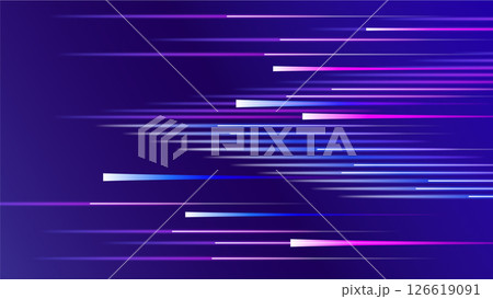 水平線でスピード感を表現した背景素材 126619091