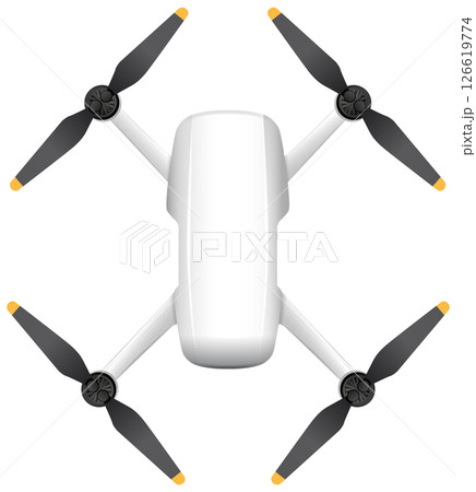 Realistic Vector Illustration of a Modern Drone Realistic Vector Illustration of a Modern Drone 126619774