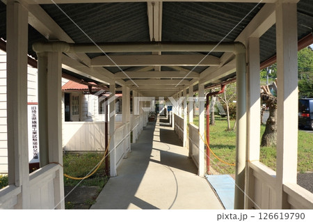 秩父銘仙館の渡り廊下　 126619790