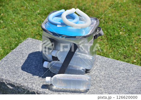 熱中症対策グッズ　ネッククーラー　水分補給　猛暑対策グッズ　炎天下対策グッズ　真夏日対策グッズ 126620000