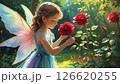 妖精と赤い薔薇 126620255
