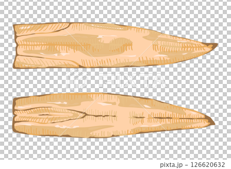 うなぎの白焼きイラスト うなぎの白焼きイラスト 126620632