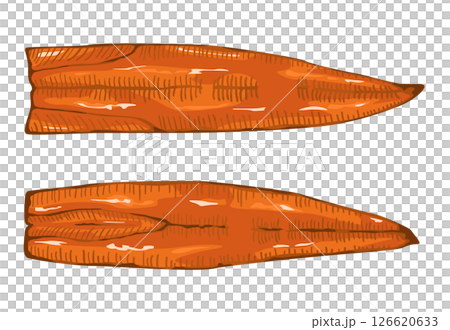 Grilled eel illustration 126620633