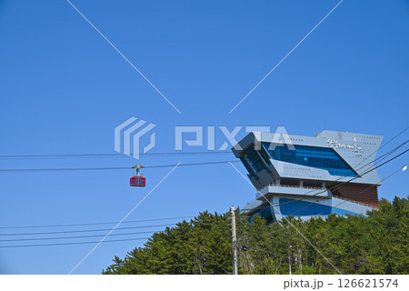 【韓国/江原道】三陟海上ケーブルカー・荘湖駅 126621574