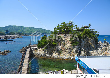 【韓国/江原道】韓国の東海岸 三陟の海・荘湖港展望台 126621578