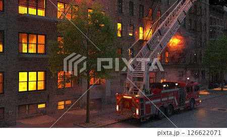 火災現場 126622071