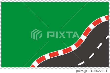 Race course background illustration 126622091