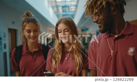 制服を着た学生 126622269