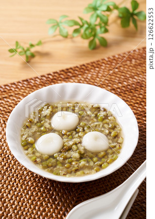 緑豆白玉ぜんざい 126622553