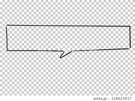 手寫風格對話泡泡 手寫風格對話泡泡 126623017