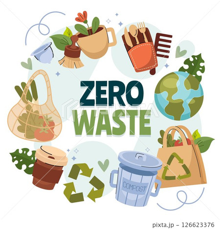 Flat Ecologic Zero Waste Composition 126623376