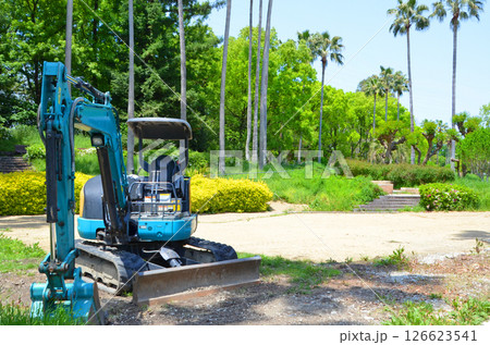 造園工事の風景 126623541