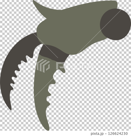 Single Pincer Claw Segment - Arthropod Limb Illustration 126624230