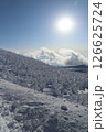 蔵王山の雪景色 126625724